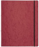Pagna® Ringbuch Pressspan - A4, 2-Ring, Ring-Ø 16mm, Gummizug, rot Ringbuch A4 rot 2 16