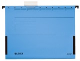 Leitz 1986 Hängetasche ALPHA® - seitlich mit Fröschen, Pendarec-Karton, blau Hängetasche blau A4