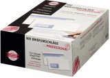 Revelope® Briefumschlag Revelope® - 112 x 225 mm, m. Fenster, weiß,  90 g/qm, Innendruck, Revelope-Klebung, 500 Stück