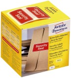 Avery Zweckform® 7311 Sicherheitssiegel Security Seal - 20 x 38 mm, rot, 200 Stück im Spender