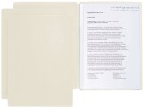 Pagna® Präsentationsmappe Star - A4, 2-tlg., beige Präsentationsmappe beige mit Klemmschine 5 mm