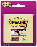 Post-it® SuperSticky Haftnotizblock  - 76 x 76 mm, 90 Blatt, gelb Haftnotiz gelb 76 mm 76 mm