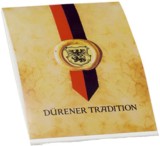 Rössler Papier Briefkartenblock Dürener Tradition - A6, 25 Stück, satiniert Briefkarte A6 weiß