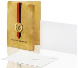 Rössler Papier Kartenmappe Dürener Tradition - A6/C6, 25/25 Stück, weiß, glatt Briefkarte A6/C6