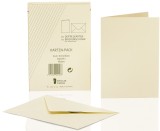 Rössler Papier Kartenpackung - A6/C6, 10/10 Stück, chamois Briefkarte A6/C6 chamois