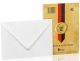 Rössler Papier Briefhülle Dürener Tradition - C6, 25 Stück, weiß, satinert Dürener Tradition