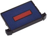 trodat® Ersatzkissen 6/4750/2 - rot/blau Stempel-Ersatzkissen rot/blau ohne Öl 4750, 4750L, 4755