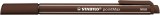 STABILO® Filzschreiber - pointMax - Einzelstift - braun Faserschreiber braun ca. 0,8 mm