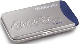 Pelikan® Tintenpatrone Edelstein Ink Collection GTP - 6 Patronen im Metalletui, Sapphire (blau)