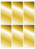 Herma 15285 Schmucketikett - 26 x 54 mm, 18 Stück, gold Schmucketiketten rechteckig gold 54 mm