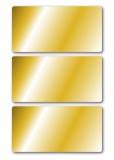 Herma 15287 Schmucketikette - 34 x 67 mm, 9 Stück, gold Schmucketiketten rechteckig gold 67 mm