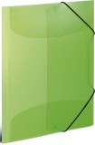 Herma 19508 Gummizugmappe - A4, PP transluzent, hellgrün Mindestabnahmemenge - 3 Stück. hellgrün
