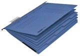 Falken Personalhefter - DIN A4, Karton, 5fach-Register, blau Personalakte 5x kaufmännische Heftung
