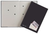 Pagna® Unterschriftsmappe Color - 20 Fächer, PP kaschiert, schwarz Unterschriftsmappe 20 schwarz