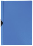 Q-Connect® Klemmmappe - blau, Fassungsvermögen bis 60 Blatt Klemmmappe blau bis 60 Blatt PVC