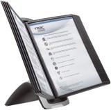 Durable Sichttafelsystem SHERPA® style table 10 - mit 10 Sichttafeln A4, schwarz/grau SHERPA®
