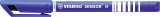 STABILO® Fineliner mit gefederter Spitze - SENSOR M - medium - Einzelstift - blau Fineliner blau