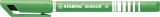 STABILO® Fineliner mit gefederter Spitze - SENSOR M - medium - Einzelstift - grün Fineliner grün