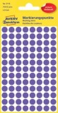 Avery Zweckform® 3112 Markierungspunkte - Ø 8 mm, 4 Blatt/416 Etiketten, violett Markierungspunkte