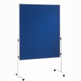 Franken Moderationstafel ECO - 120 x 150 cm, blau/Filz, mit Rollen Moderationstafel 120 cm 150 cm