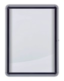 nobo® Schaukasten mit Klapptür - 9x A4, 70,8 x 96,9 x 4,3 cm, weiß, magnethaftend Außenbereich