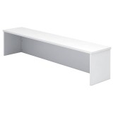 Hammerbacher Thekenaufsatz für Schreibtisch - 160 cm, 1OH, Weiß Einfache Selbstmontage weiß