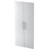 Hammerbacher Paar Türen - 5OH BM Weiß Einfache Selbstmontage Schranktüren weiß 79 x 184 x 16 cm