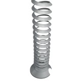 Hammerbacher Kabelspirale - 70 - 130 cm, vertikal, flexibel, Montageservice Mit Montageservice 9 cm
