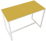 Paperflow Stehtisch EasyDesk - 150 x 110 x 75 cm, weiß/gelb nicht höhenverstellbar Stehtisch 75 cm