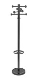 Maul Garderobenständer Grando - 175,5 cm, schwarz mit drehbarer Krone Garderobenständer schwarz