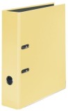 Falken Ordner Pastell Color - A4, 8 cm, gelb Ordner A4 80 mm gelb Pappe - Glanzkaschiert