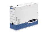 Fellowes® Bankers Box® System Archivschachtel - A4, Rückenbreite 100 mm Archivbox blau/weiß