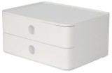 HAN SMART-BOX ALLISON Schubladenbox - stapelbar, 2 Laden, snow white/snow white Schubladenbox A5 2