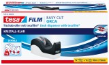 tesa® Tischabroller Easy Cut® Orca - für Rollen bis 33m : 19mm, schwarz/weiß Tischabroller