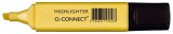 Q-Connect® Textmarker - ca. 2 - 5 mm, pastell gelb Textmarker pastell gelb ca. 2 - 5 mm