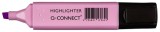 Q-Connect® Textmarker - ca. 2 - 5 mm, pastell violett Textmarker pastell violett ca. 2 - 5 mm