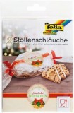 Folia Stollenschlauch Frohes Fest - 25 x 64 cm, mit Druck, 2 Stück Mindestabnahmemenge - 5 Pack.
