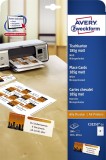 Avery Zweckform® C32253-25 Tischkarten, 110 x 40 mm Tischkarte neutral 110 x 40 mm Karton weiß 100