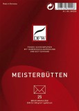 DFW Briefumschlag Meisterbütten - DIN C6, gefüttert, 80 g/qm, 25 Stück Briefumschlag ohne Fenster