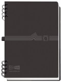 Veloflex® Telefonspiralbuch - A5, schwarz Telefonregister schwarz 157 mm 212 mm Polypropylen