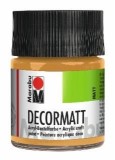 Marabu Decormatt Acryl - Metallic-Gold 784, 50 ml Acrylfarbe Metallic-Gold 50 ml