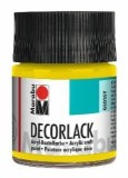 Marabu Decorlack Acryl - Gelb 019, 50 ml Decorlack gelb 50 ml