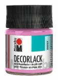 Marabu Decorlack Acryl - Pink 033, 50 ml Decorlack pink 50 ml