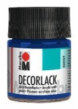 Marabu Decorlack Acryl - Mittelblau 052, 50 ml Decorlack mittelblau 50 ml
