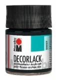 Marabu Decorlack Acryl - Schwarz 073, 50 ml Decorlack schwarz 50 ml