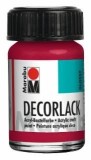 Marabu Decorlack Acryl - Karminrot 032, 15 ml Decorlack 15 ml karminrot