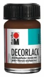 Marabu Decorlack Acryl - Mittelbraun 040, 15 ml Decorlack 15 ml mittelbraun