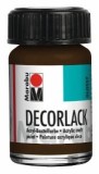 Marabu Decorlack Acryl - Dunkelbraun 045, 15 ml Decorlack 15 ml dunkelbraun