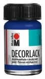 Marabu Decorlack Acryl - Mittelblau 052, 15 ml Decorlack 15 ml mittelblau