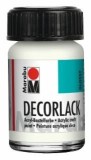 Marabu Decorlack Acryl - weiß 070, 15 ml Decorlack 15 ml weiß
